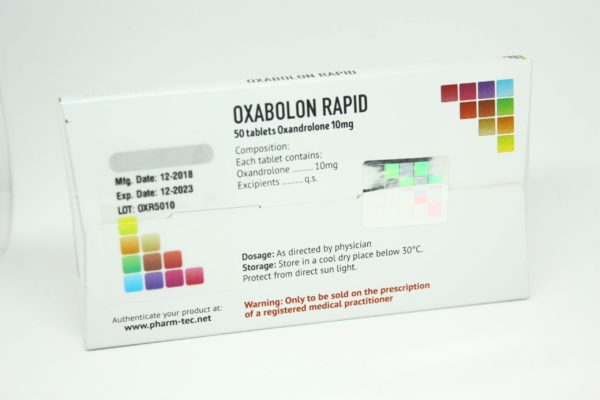 Oxabolon Rapid (Pharm Tec) (50 Piller x 10mg) - Image 2