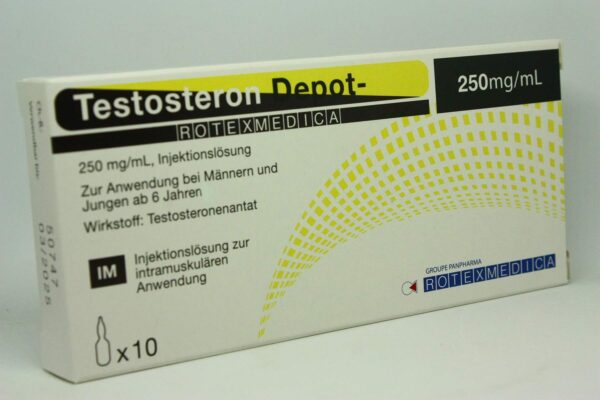 Testosteron Depot (Rotexmedica) (10 Ampuller x 250mg)